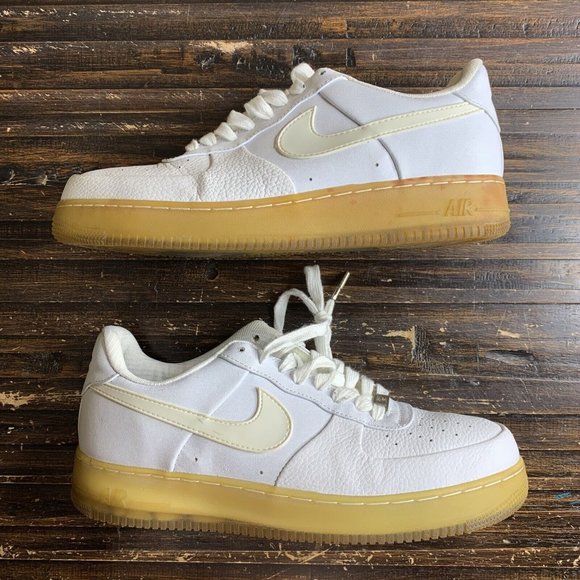 NIKE AIR FORCE 1 LOW WHITE AIR HUARACHE 2008 (354714 - 111) SIZE 12 - Picture 2 of 8